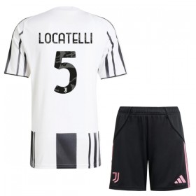 Dječji Nogometni Dres Juventus Locatelli 5 Domaći 2025-26
